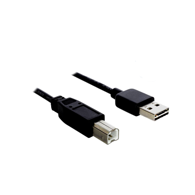 Delock 3m usb a-b összekötő fekete 83360