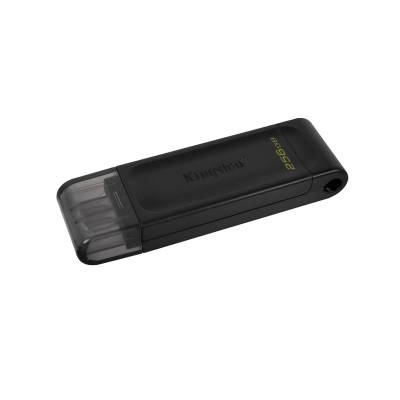 Kingston DataTraveler 70 256GB USB 3.0 Type C Fekete