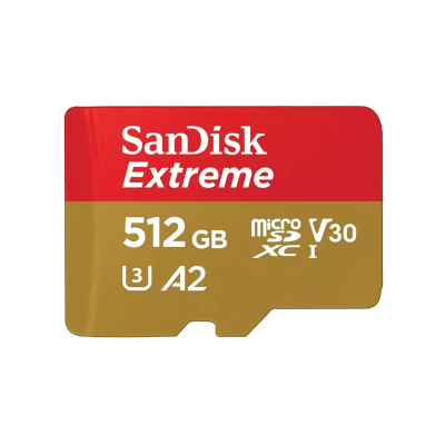 Sandisk Extreme 512GB MicroSDXC 130 MB/s SDSQXAV-512G-GN6MA
