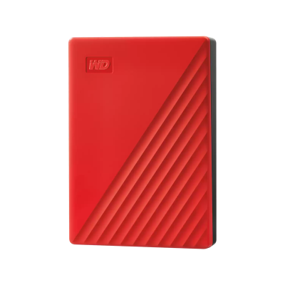 WD My Passport 4TB 2.5" USB 3.1 Piros WDBPKJ0040BRD-WESN