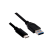 Club 1m 3d USB 3.0 Type C USB 3.0 Átalakító Fekete CAC-1523