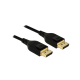 Delock 2m DisplayPort 1.4 összekötő fekete 85660
