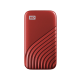 WD 1TB My Passport SSD USB 3.2 + USB 3.2 Type C Piros WDBAGF0010BRD-WESN